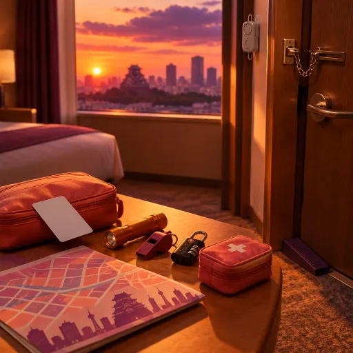 How safe is Osaka for tourists choosing a hotel stay