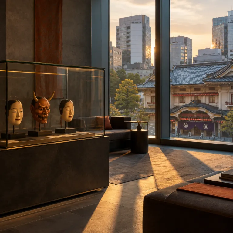 Japanese masks and meanings for Osaka hotel guests: refined cultural stays with theatre, demons and city tours